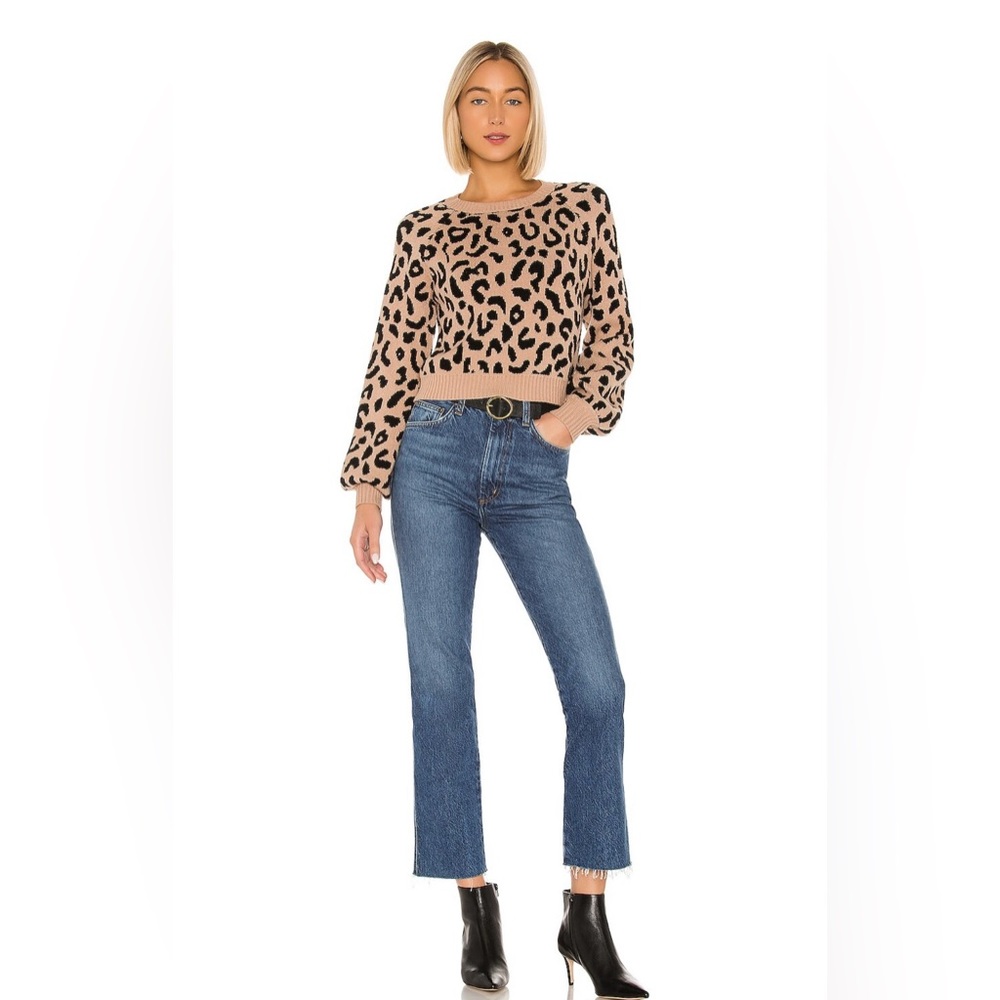 House of Harlow 1960 x Revolve Callum Sweater in Leopard